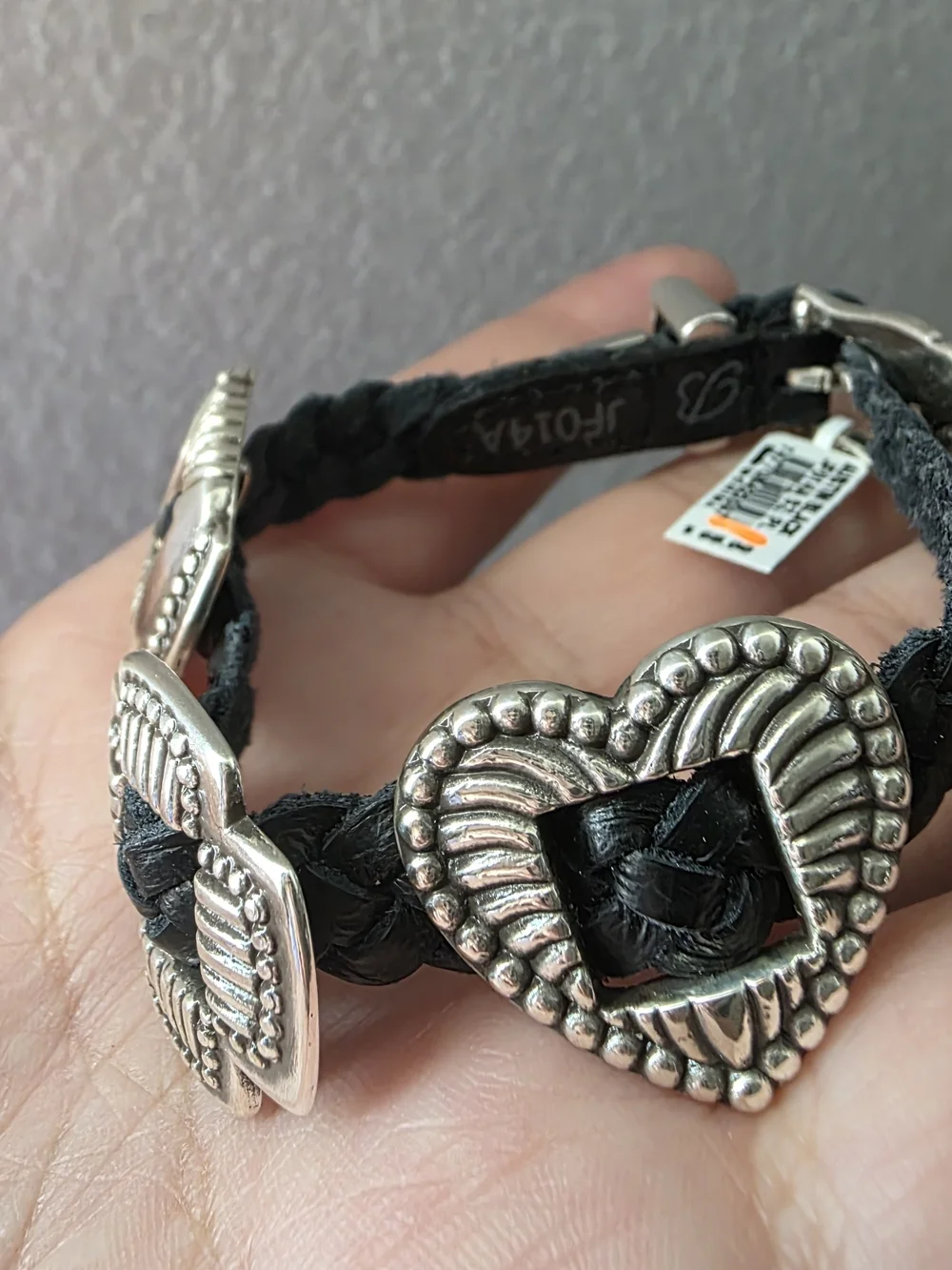 Brighton black braided